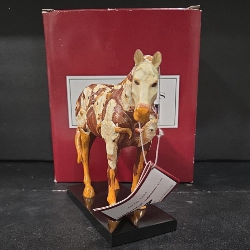 Trail of Painted Ponies CowPony Figurine, Westland Giftware #1584, 1E/3897, Box - Picture 4 of 15